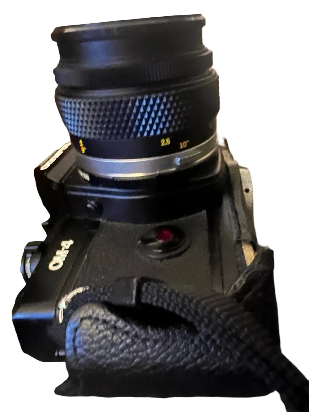 Olympus OM-4 Black SLR Camera Body with Black Lens Cap